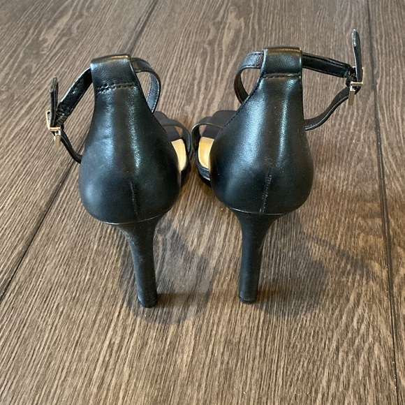 Vince Camuto stilettos. Size 11. Black open toe, ankle strap. - Picture 8 of 12
